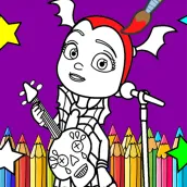 Learn To Color Vampires (Vampirina Coloring games)