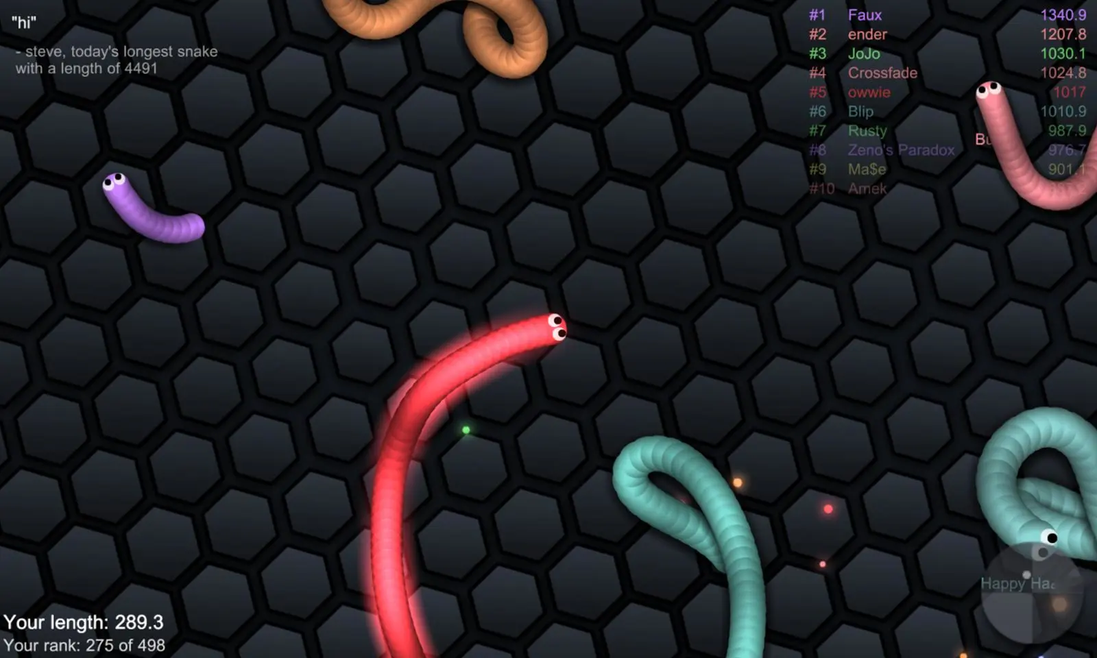 Download Cheats for Slither.io android on PC