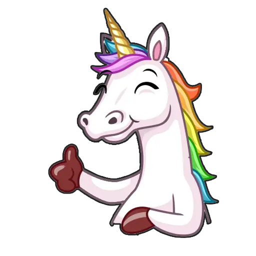 Unicorn stickers for WhatsApp 