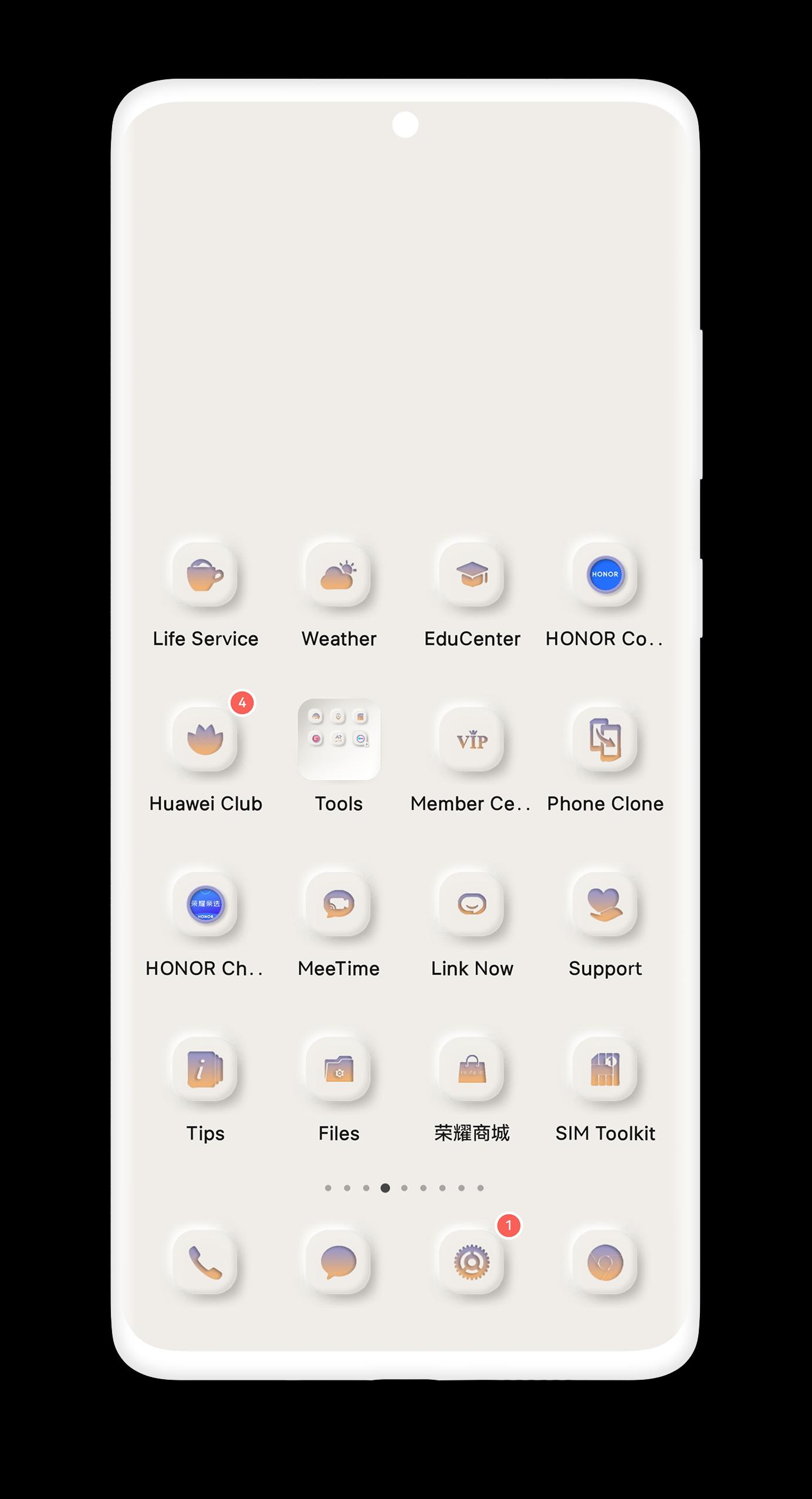 Descargar Minimal Shadow EMUI 11 Theme en PC | GameLoop Oficial