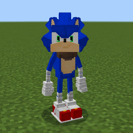 Mod Sonic skin for Minecraft