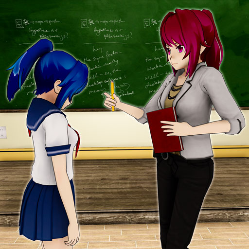 Anime Girl Virtual School Life