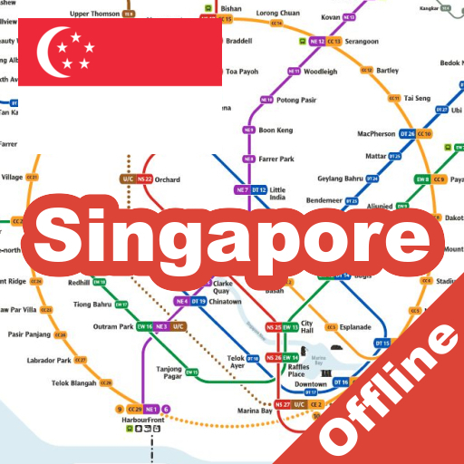 Download SINGAPORE METRO MRT MAP android on PC