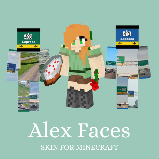 Skin Alex Faces for Minecraft 