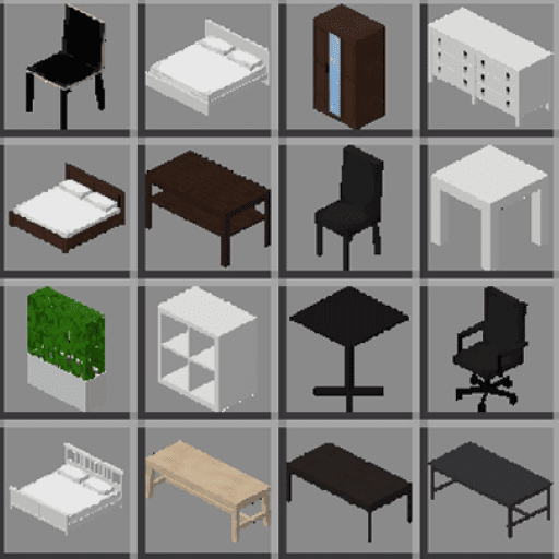furniture for minecraft mod