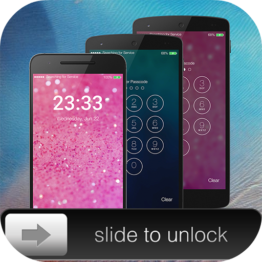 Slide to unlock-Passcode Lock