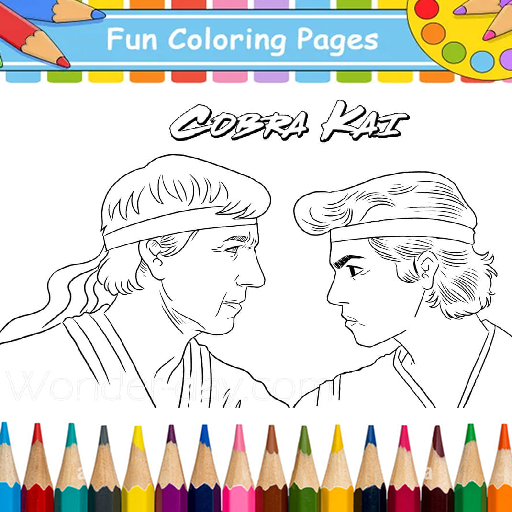 Cobra Kai Coloring Book