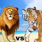 Lion Vs Tiger Wild Animal Simu