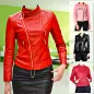 Women leather jacket suit edit