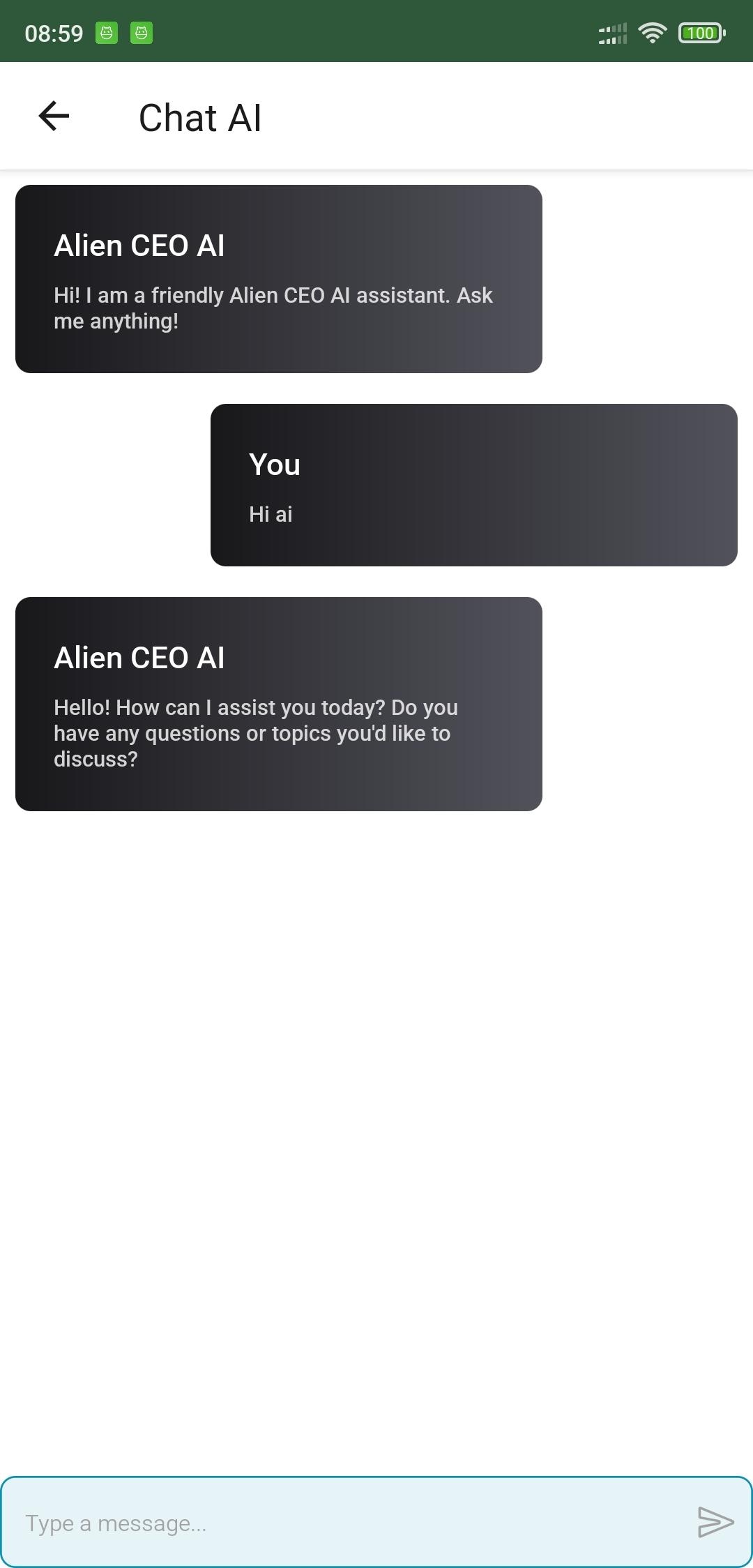 Download Alien CEO AI android on PC