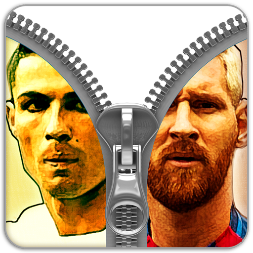 Football legend zipper lock