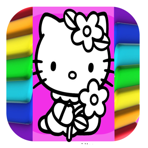 kitty queen coloring game