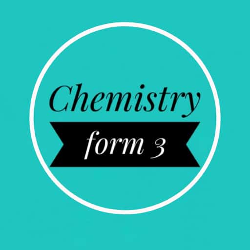 Chemistry: form three notes