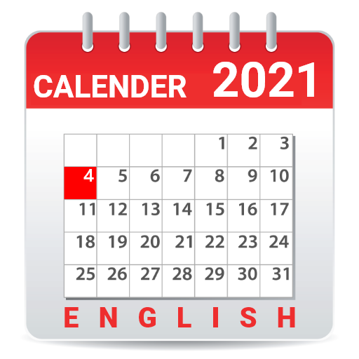 English calendar 2021 - Englis