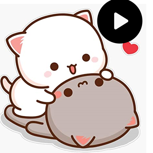 Animated Mochi Cat Stickers