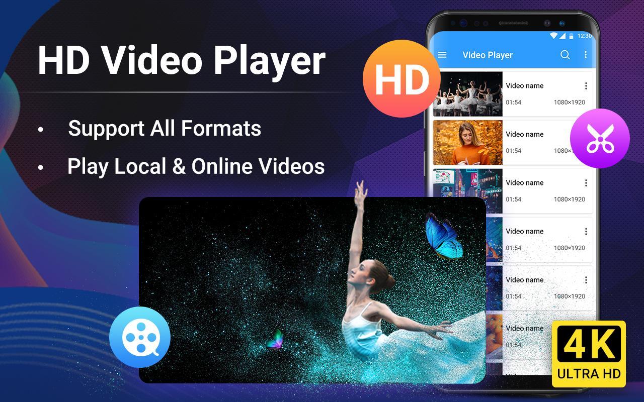 Скачать Video Player - Full HD форматы на ПК | Официальный представитель  GameLoop