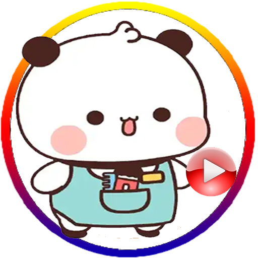 Animated White Panda Stickers