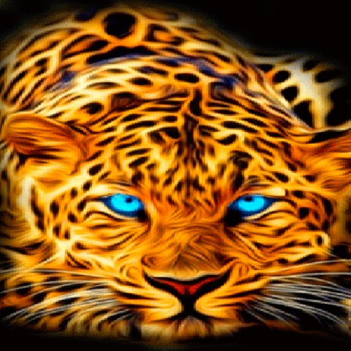 Blue Eyes Leopard LWP