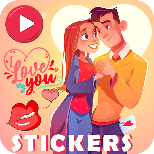 Romantic Couple Stickers GIF