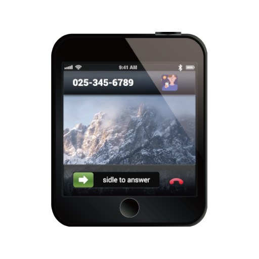 phone 4s style caller screen theme - OS 6 theme