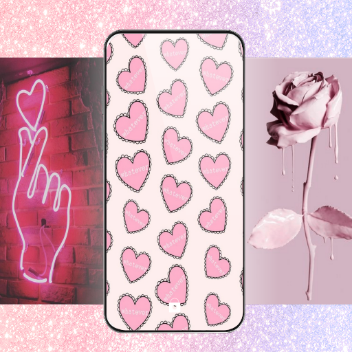 cute pink aesthetic wallpaper