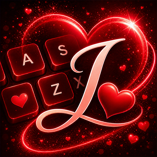 Romantic love red color theme