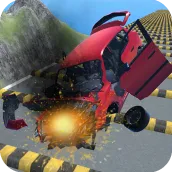 Car VS Speed Bump Car Crash