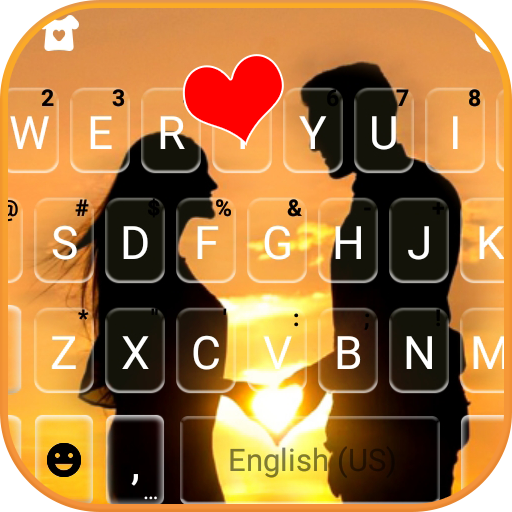 Sunset Lovers Keyboard Theme