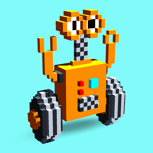 Robots Voxel Color by Number