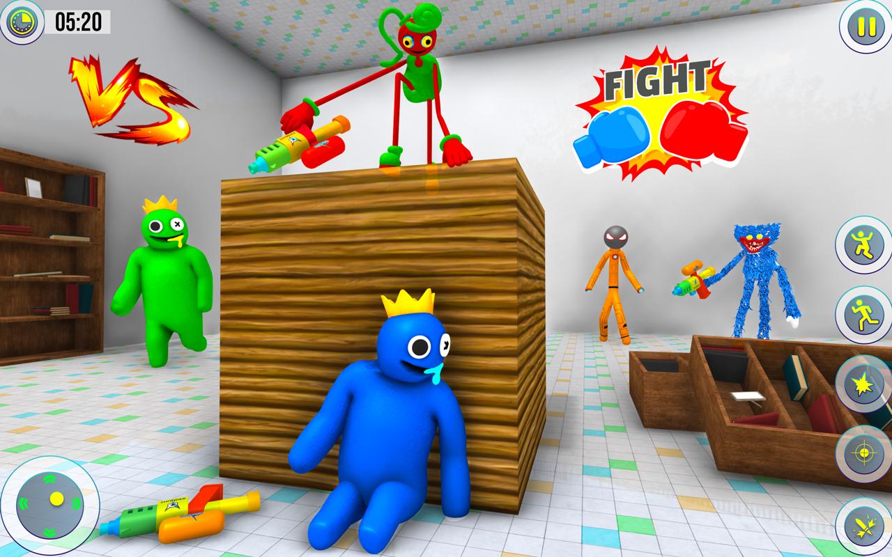 Download Rainbow Friends Blue FnF Game android on PC