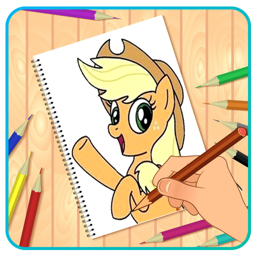 How To Draw Cute Pony Horses