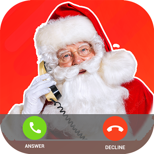 Fake calling with santa claus