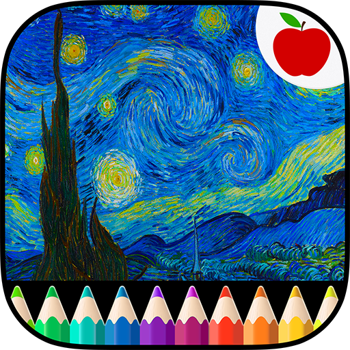 Vincent van Gogh Coloring Book