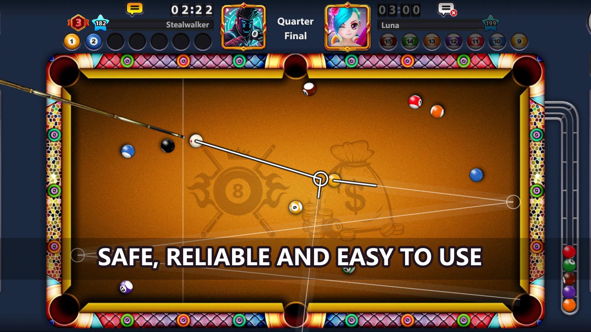 Get Lulubox 8 ball pool for any Android device for FREE