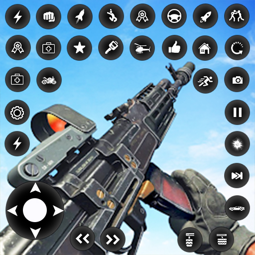 コマンドーシューティングゲームオフライン 銃ゲーム 3D