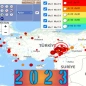 رصد الزلزال 2023 العالم