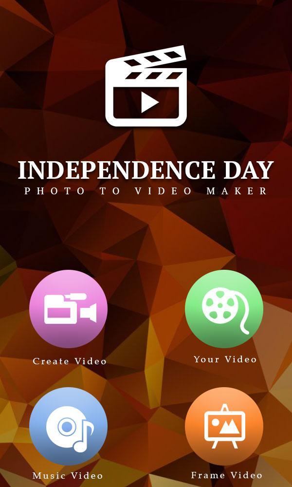 Download Independence Day Video Maker android on PC