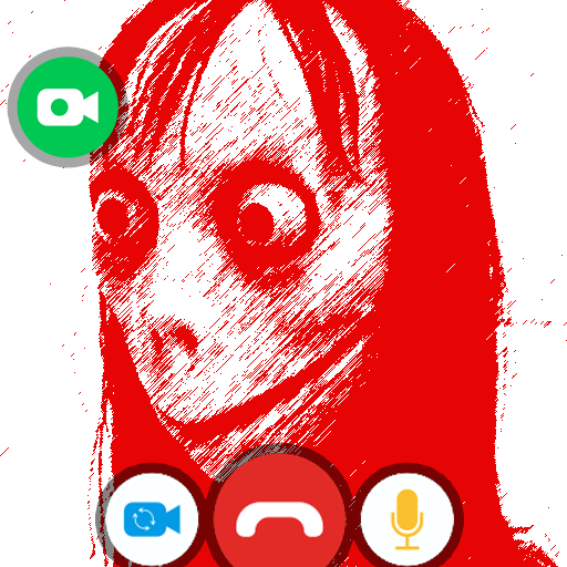 creepy momo fake video call