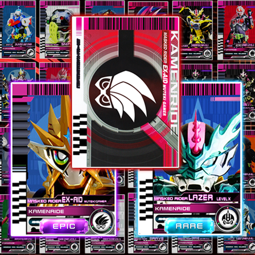 Gacha KR-exaid rider card