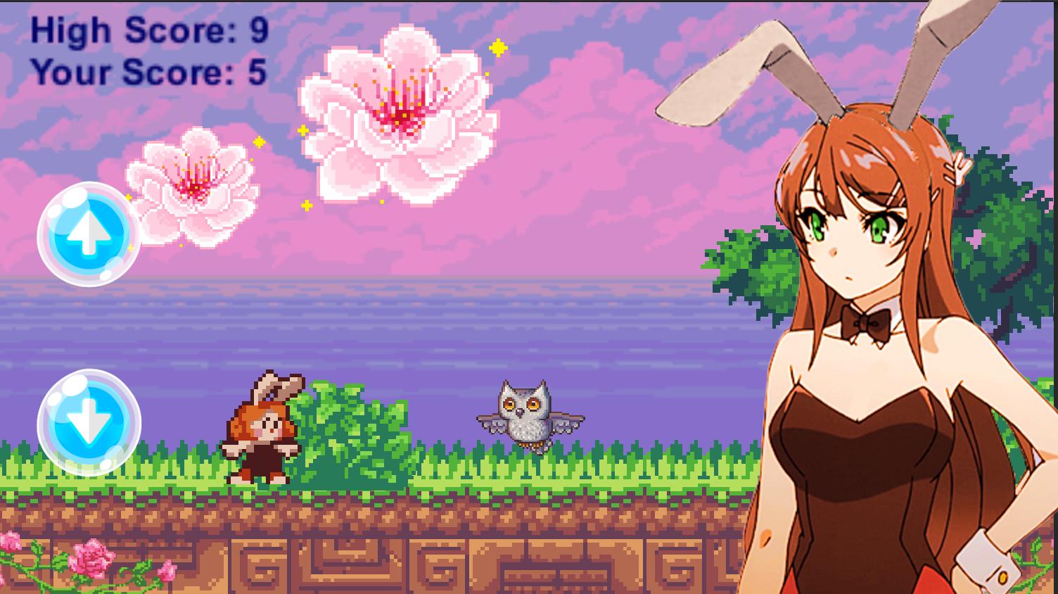 Download Bunny Girl Jump- Idle Dino Gam android on PC