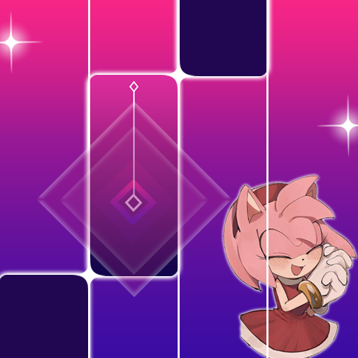 Amy Rose Piano Game Tiles