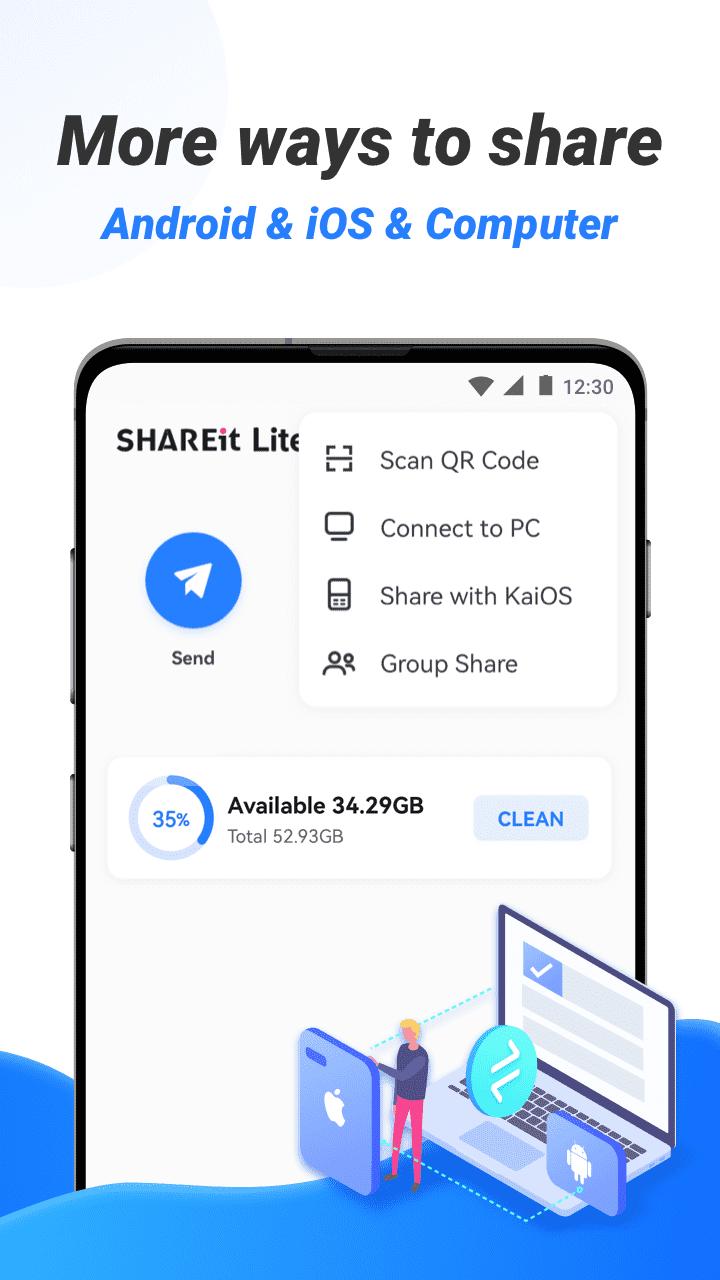 تنزيل SHAREit Lite - Fast File Share على جهاز الكمبيوتر | مسؤول GameLoop