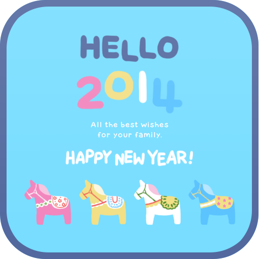 HELLO 2014 go launcher theme