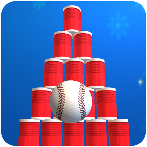 Knock Down Cans: Ball Throw
