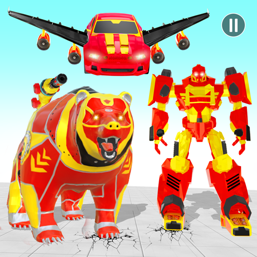 Urso robô Jogo transform carro