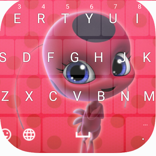 Ladybug Keyboard Theme Wallpaper HD