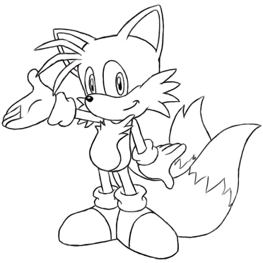 Cara melukis Sonic the Hedgehog