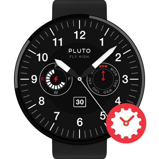 Fly High watchface by Pluto