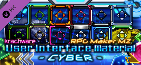 RPG Maker MZ - Krachware User Interface Material CYBER