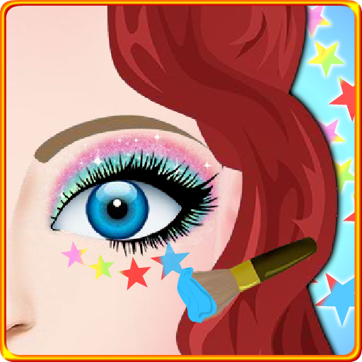 Princess salon makeup